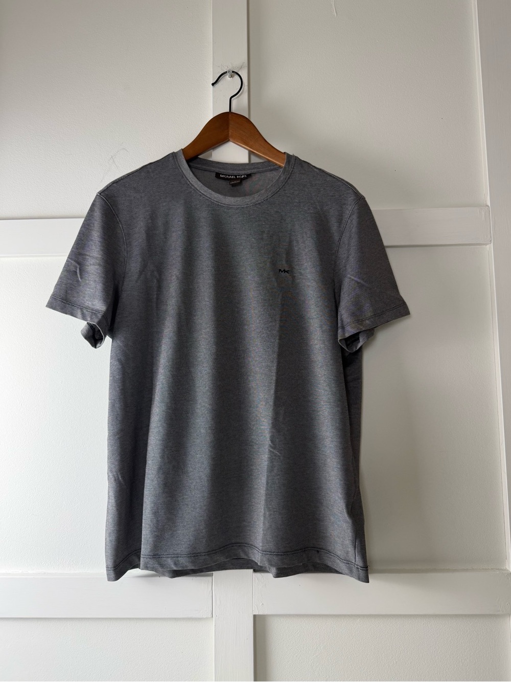 Michael Kors Men's Grey Short Sleeve Crewneck Tee